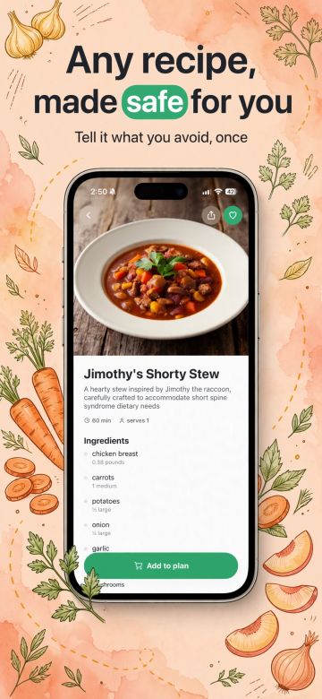 Safe Snacker in the Warm illustrated look
